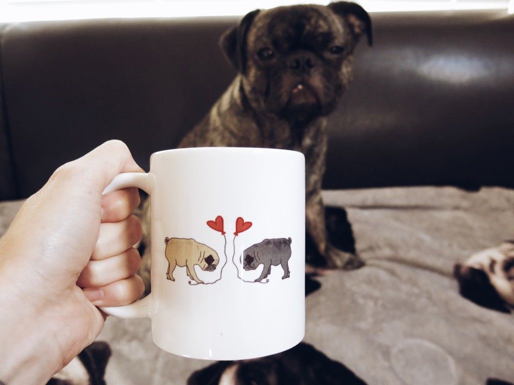 Wallace and Pug Mug