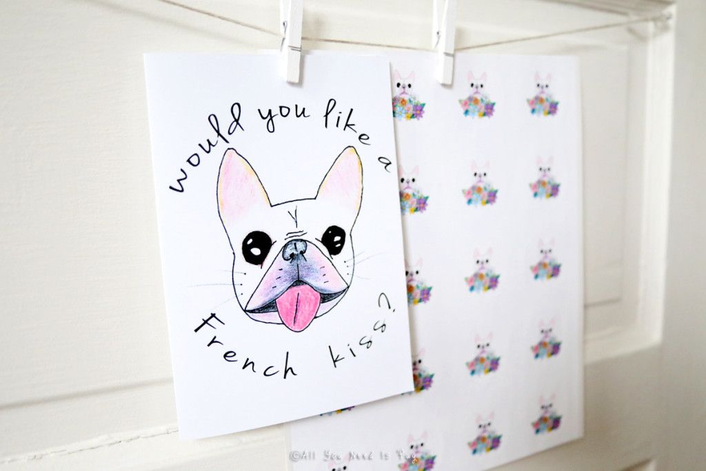 French Bulldog Stationery